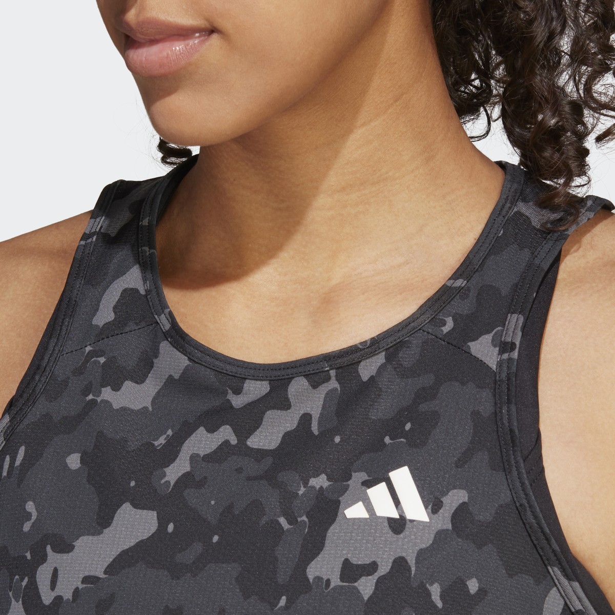 Adidas Own the Run Camo Running Tank Top. 7