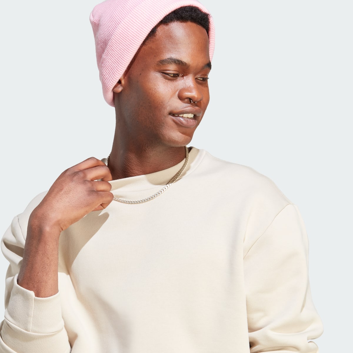 Adidas Lounge Fleece Sweatshirt. 6
