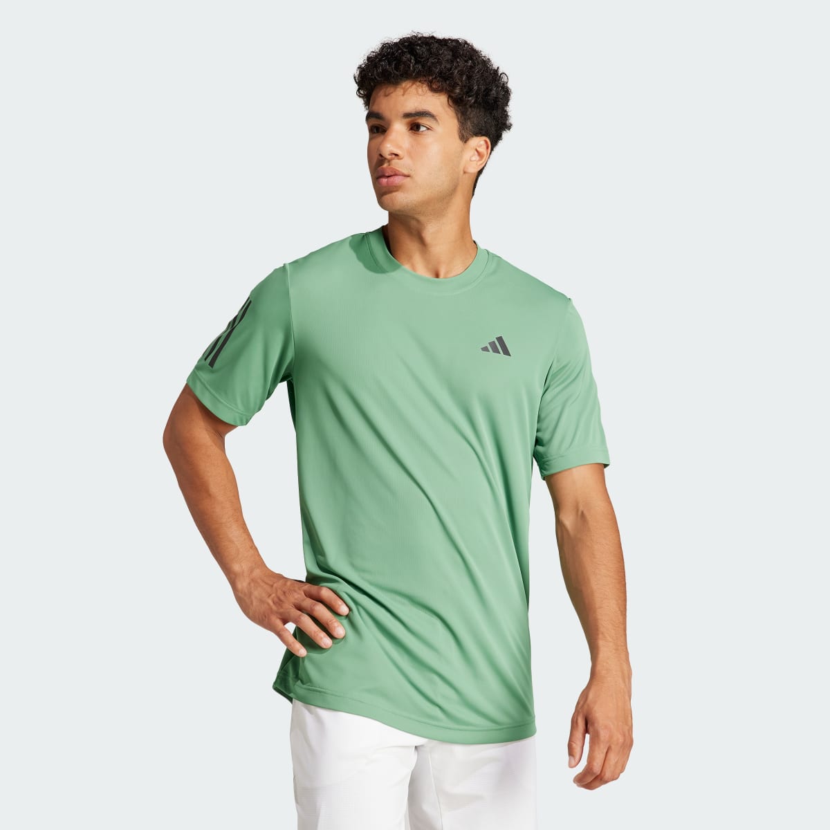 Adidas Club 3-Streifen Tennis T-Shirt. 4
