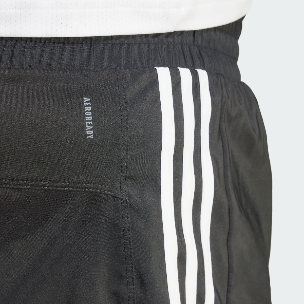 Adidas Calções de Cintura Subida para Treino 3-Stripes Pacer (Plus Size). 5