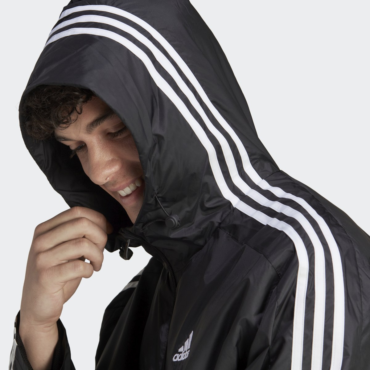 Adidas Essentials 3-Stripes Woven Windbreaker. 6
