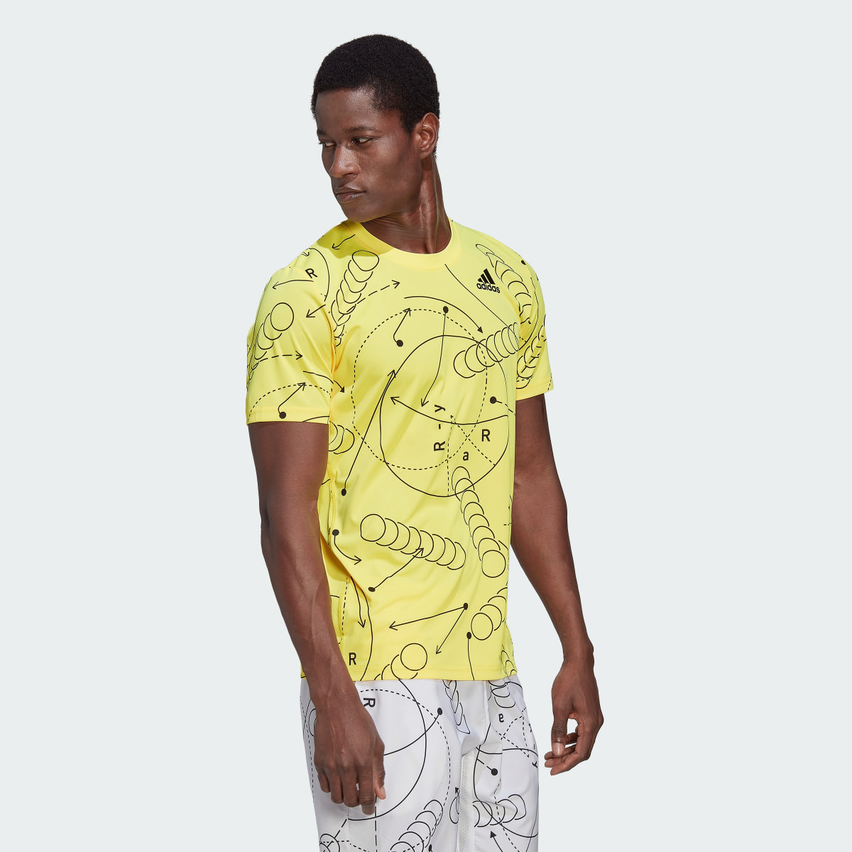 Adidas Club Graphic Tennis T-Shirt. 4