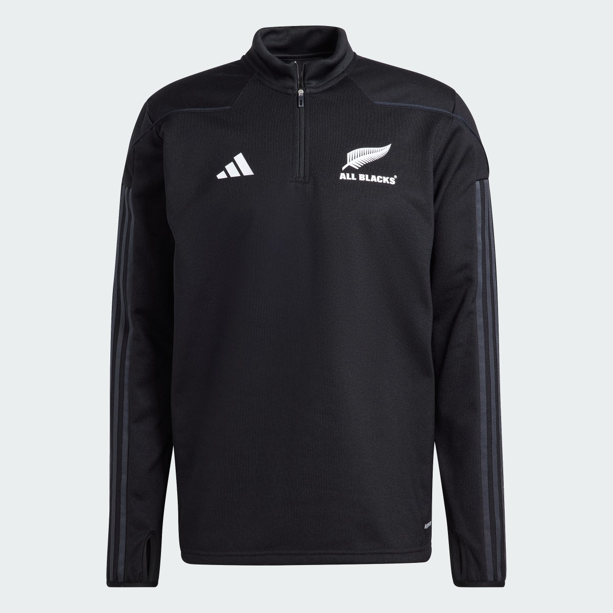 Adidas All Blacks AEROREADY Warming Long Sleeve Fleece Top. 5