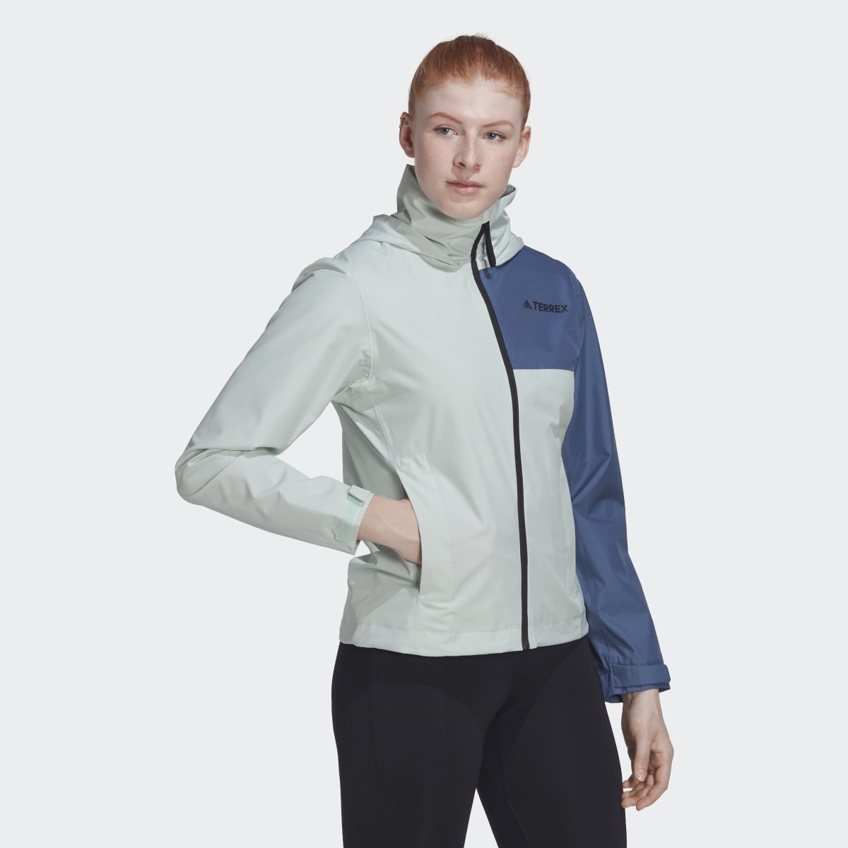 Adidas TERREX Multi RAIN.RDY Primegreen Two-Layer Regenjacke. 4