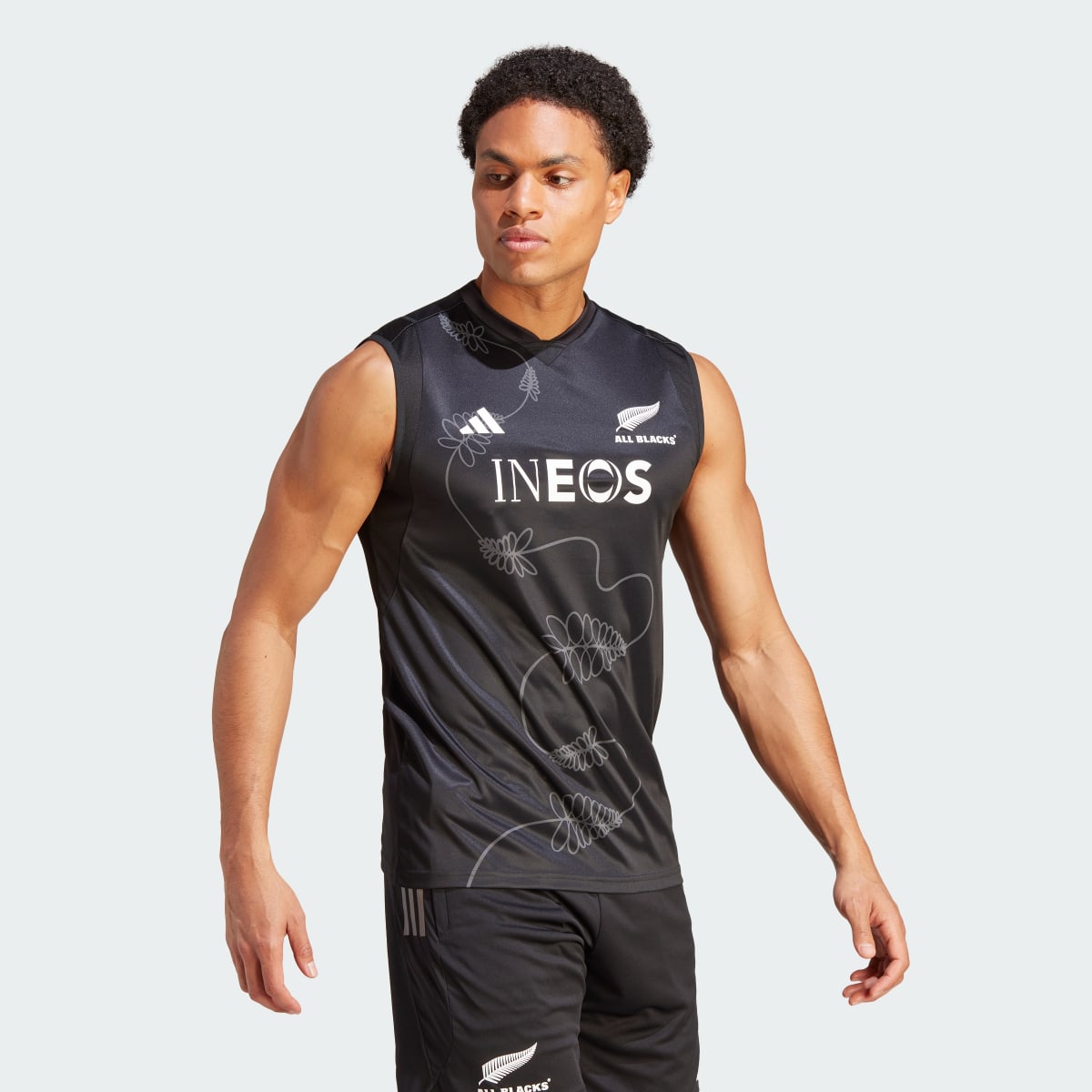 Adidas All Blacks Rugby Performance Singlet. 4