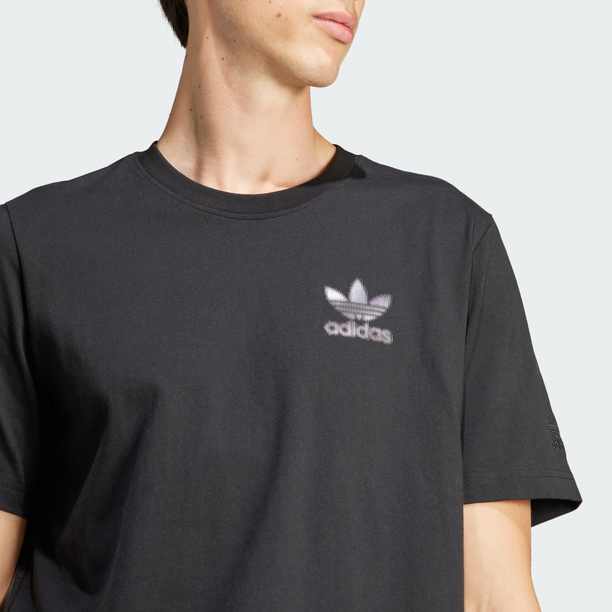 Adidas Graphic Blur Trefoil Tee. 6