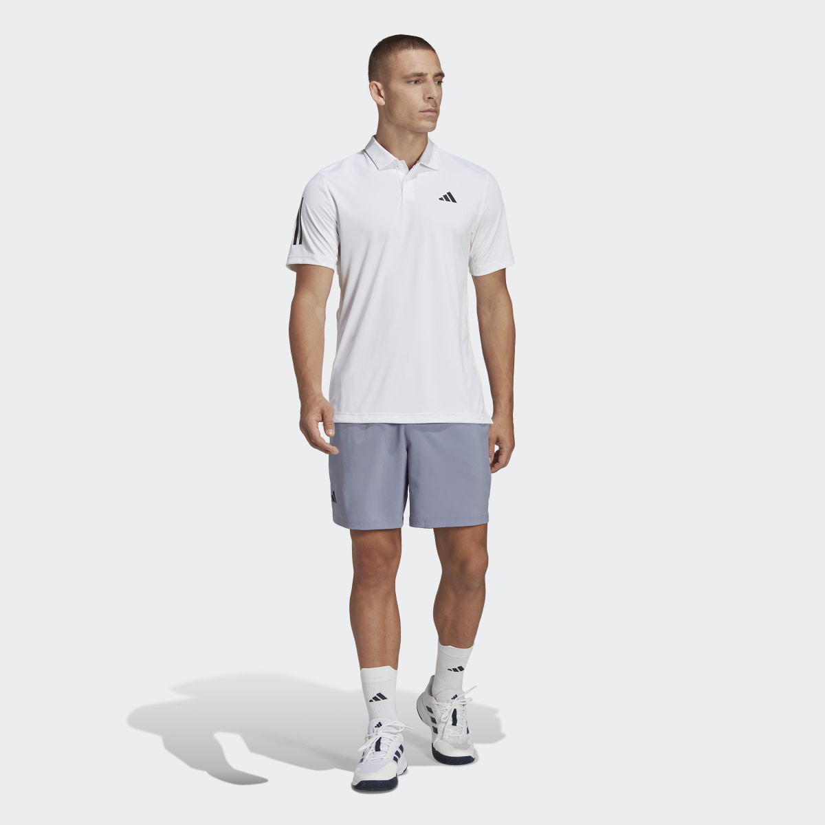 Adidas Club 3-Streifen Tennis Poloshirt. 6