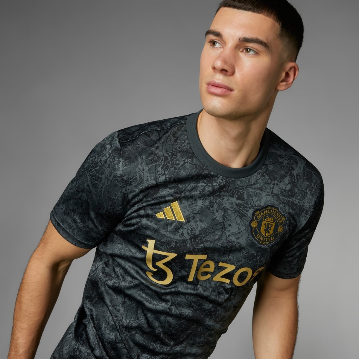 Adidas Maillot d'échauffement Manchester United Stone Roses. 8