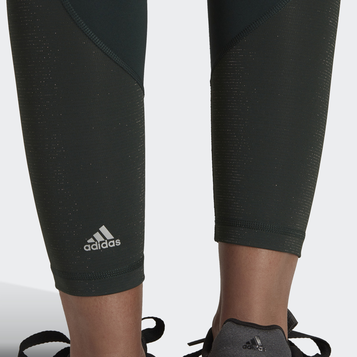 Adidas Legging de training long et brillant Optime. 6