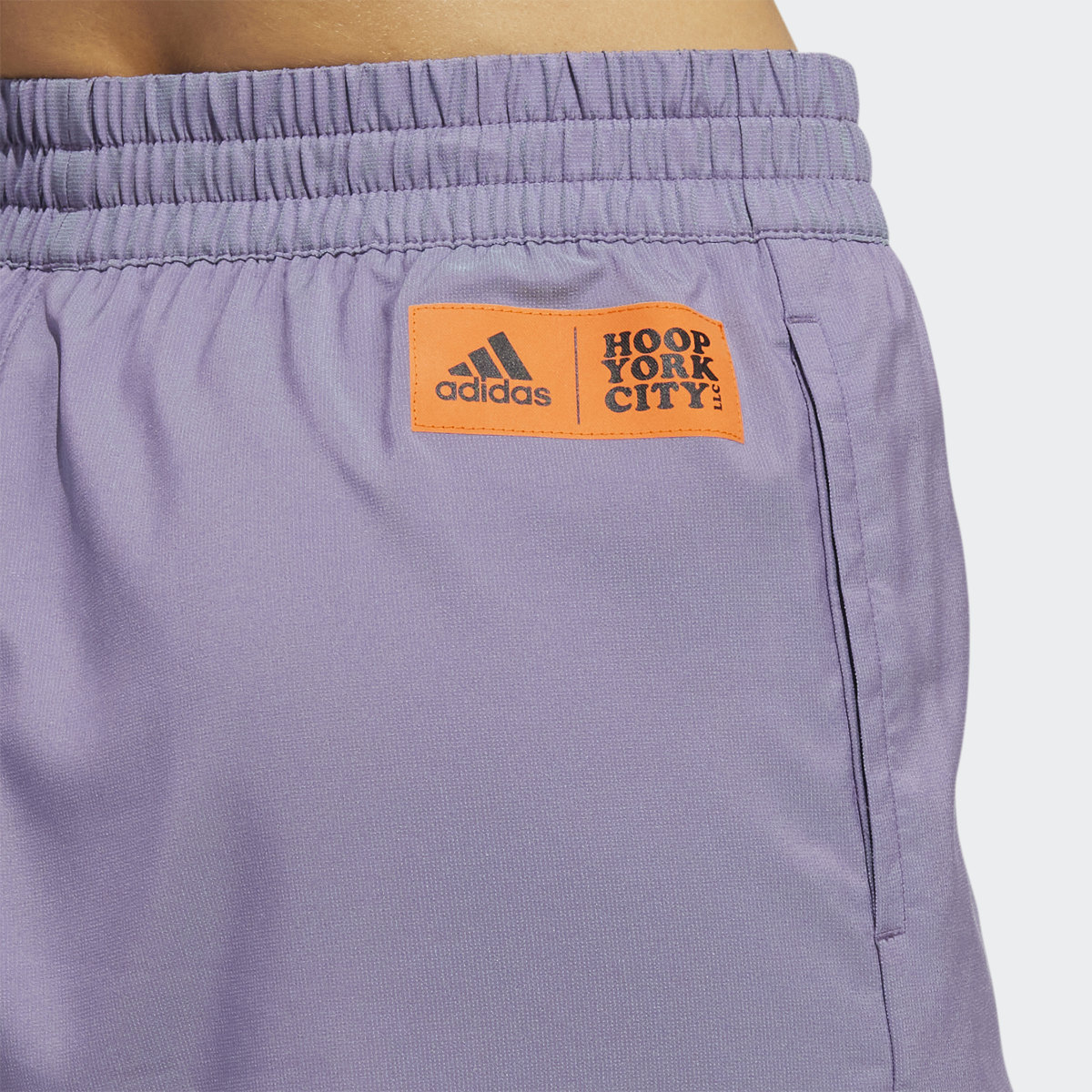 Adidas Hoop York City Pinned Shorts. 8