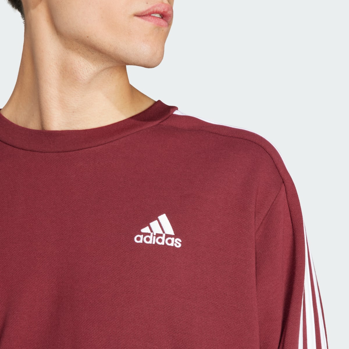 Adidas Sudadera Essentials French Terry 3 bandas. 6