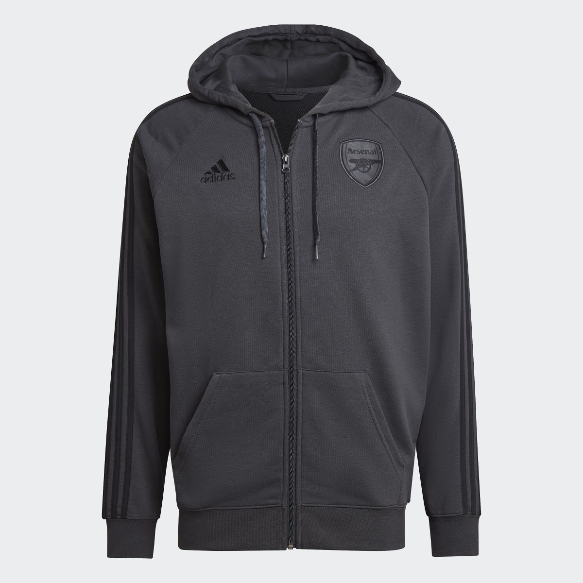 Adidas Arsenal DNA 3-Stripes Full-Zip Hoodie. 5