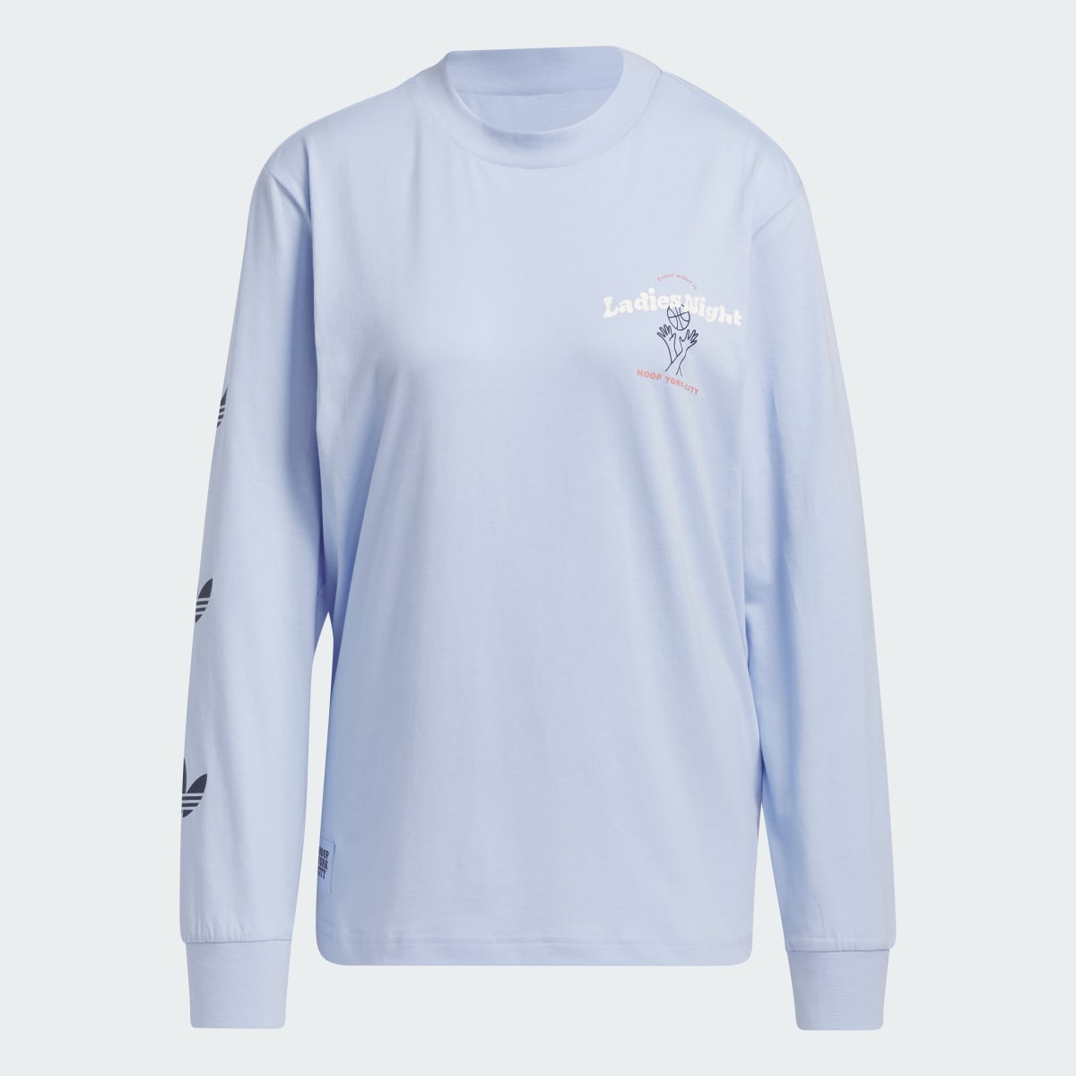 Adidas Hoop York City Long Sleeve Tee. 5