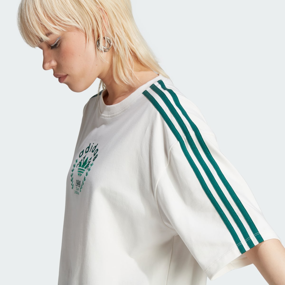 Adidas Crest Embroidery Tee. 8