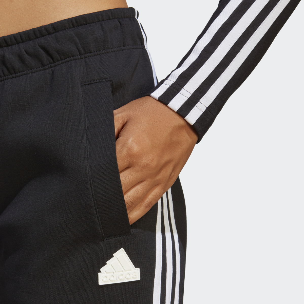 Adidas Future Icons 3-Stripes Regular Tracksuit Bottoms. 6