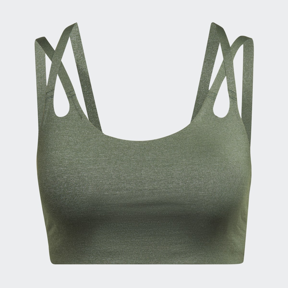 Adidas Yoga Luxe Studio Light-Support Fire Bra. 5