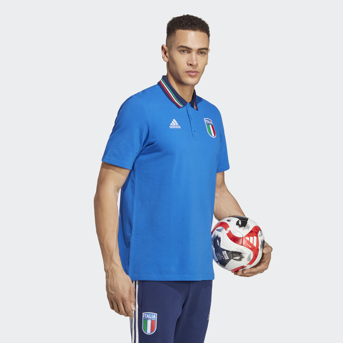 Adidas Playera Polo Italia. 4