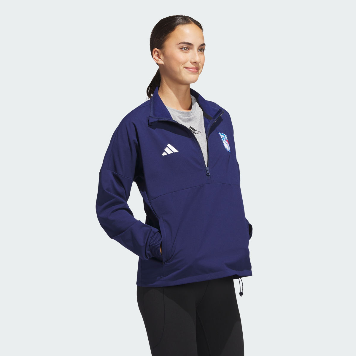 Adidas Rangers Fleece Top. 4