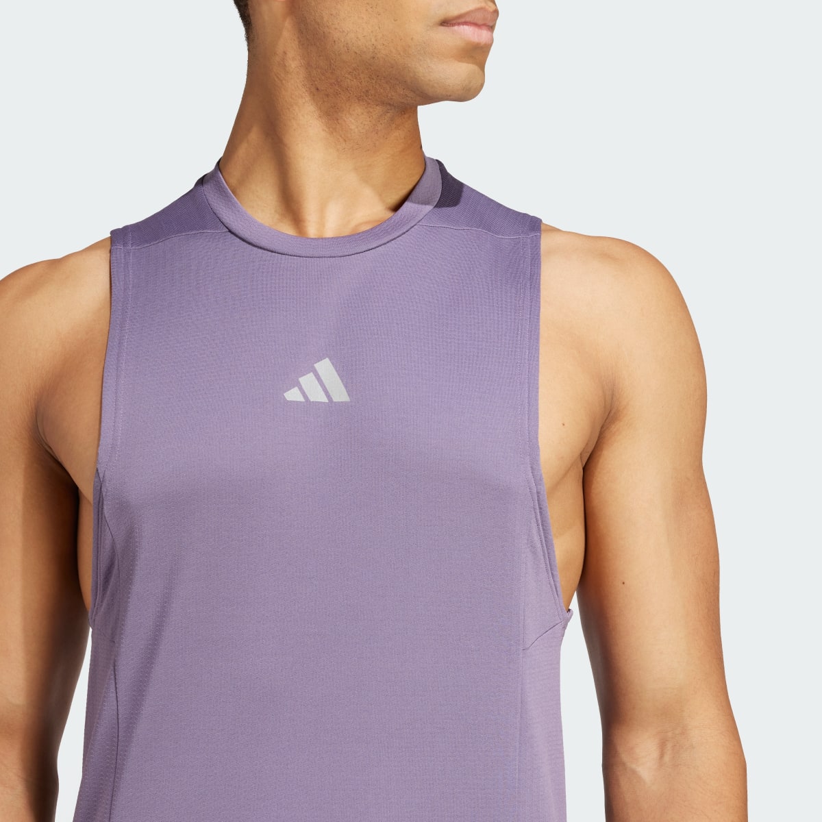 Adidas Camiseta sin mangas Designed for Training Workout HEAT.RDY. 7