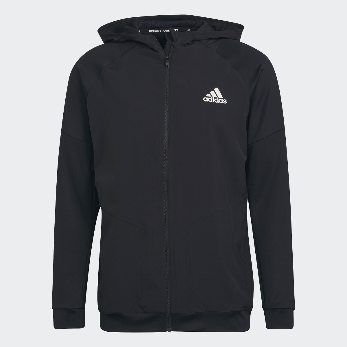 Adidas Sudadera con Gorro de Entrenamiento Cierre Frontal. 5