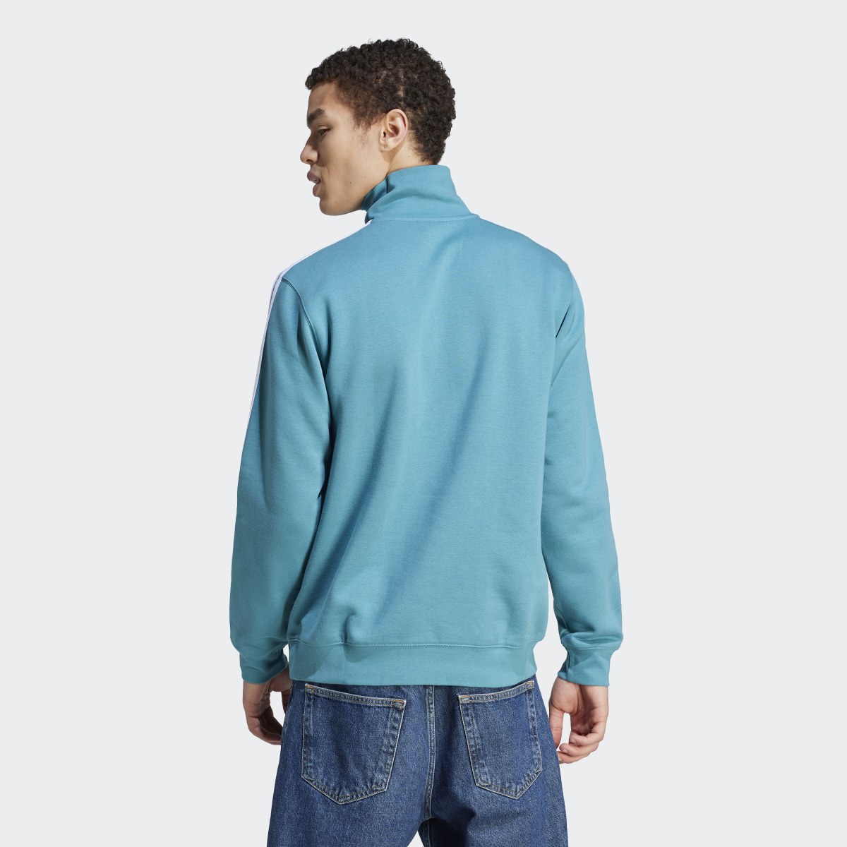 Adidas Adicolor Classics 3-Stripes Half-Zip Sweatshirt. 4