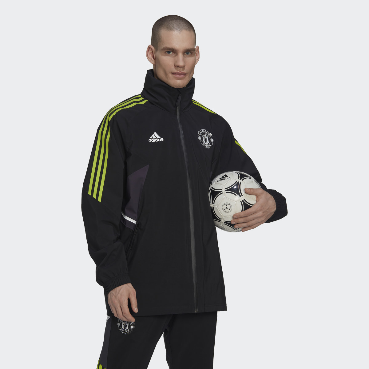 Adidas football rain jacket best sale