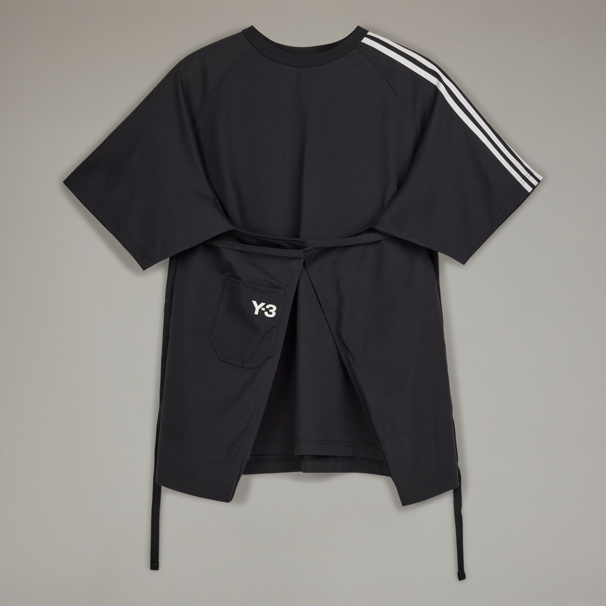 Adidas Y-3 Sail Closure Short Sleeve Tee. 5