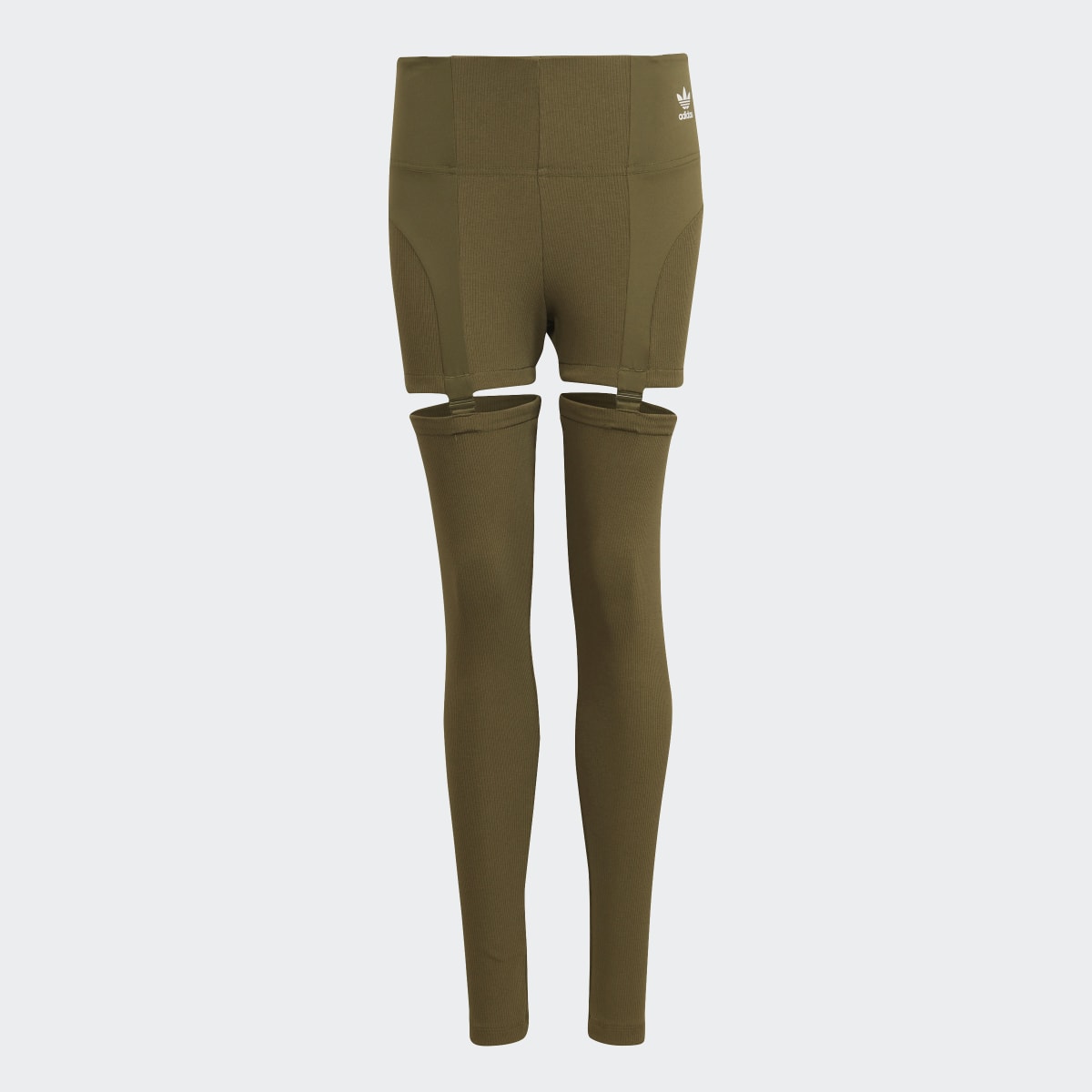 Adidas Leggings Always Original Rib Two-in-One. 10