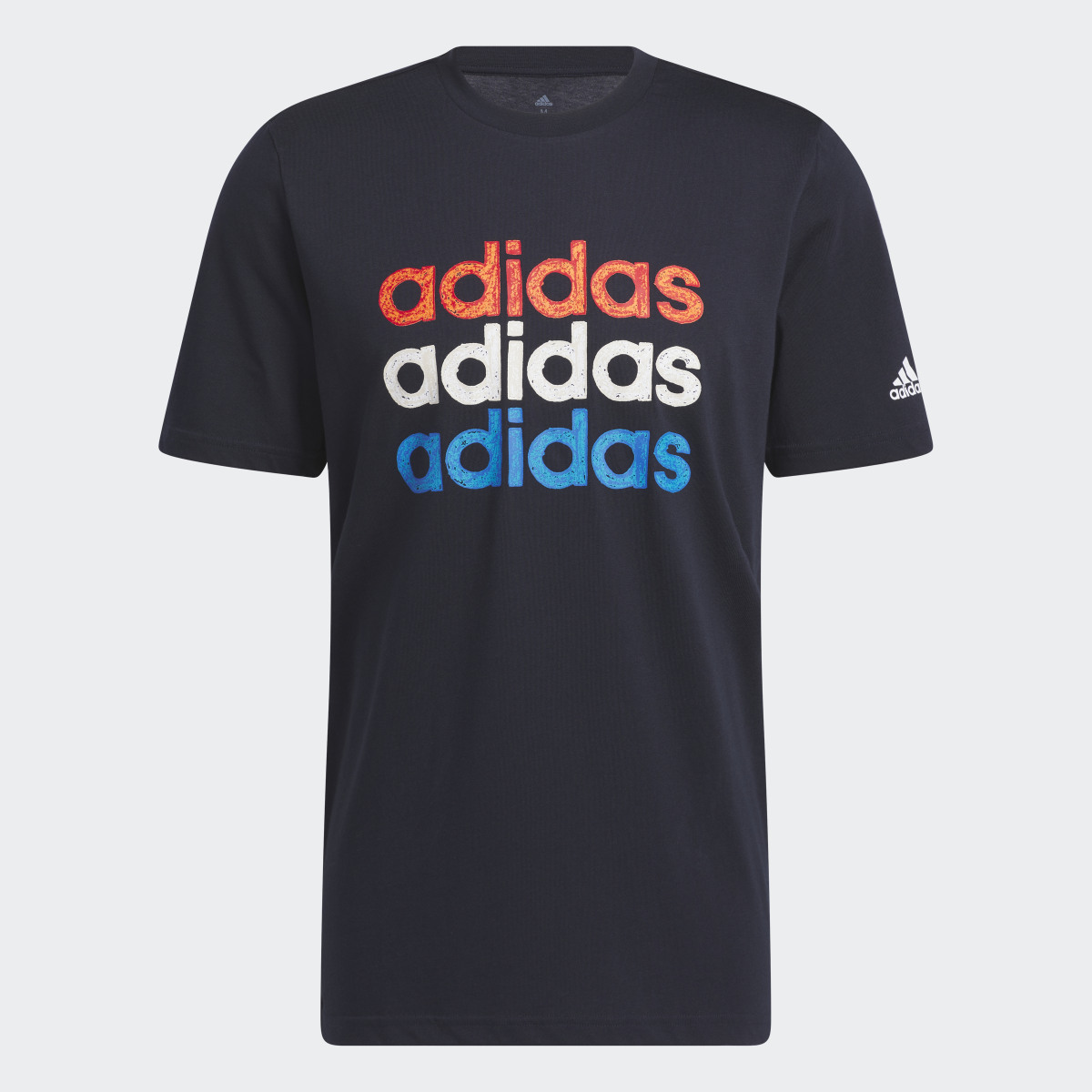 Adidas Multi Linear Sportswear Graphic Tee (Short Sleeve). 5