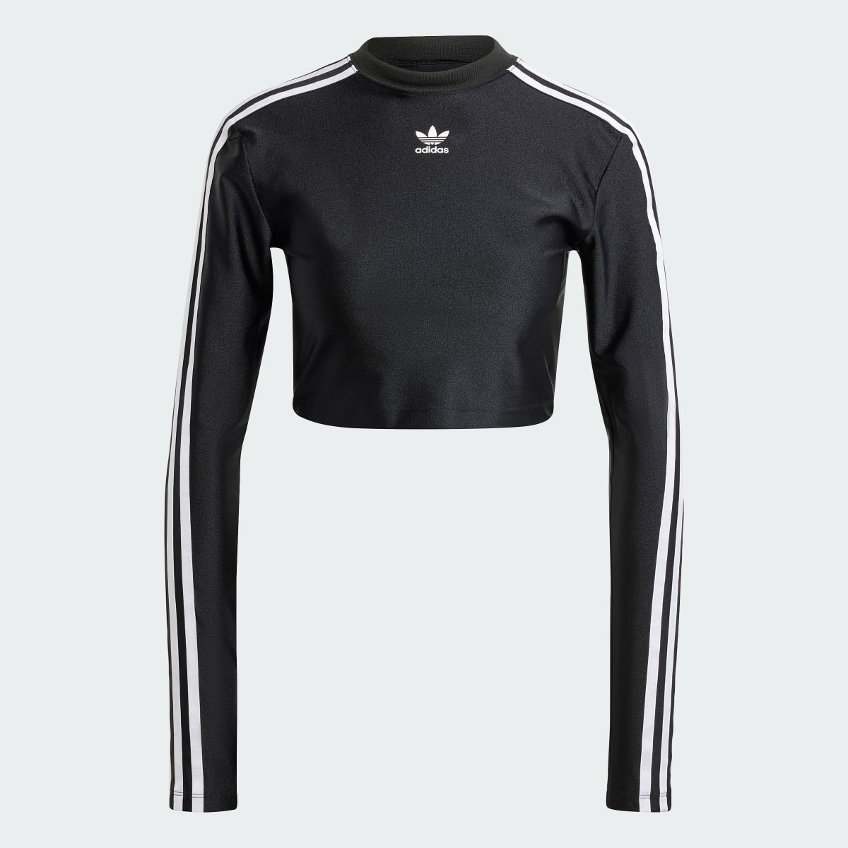 Adidas Koszulka 3-Stripes Cropped Long Sleeve. 5