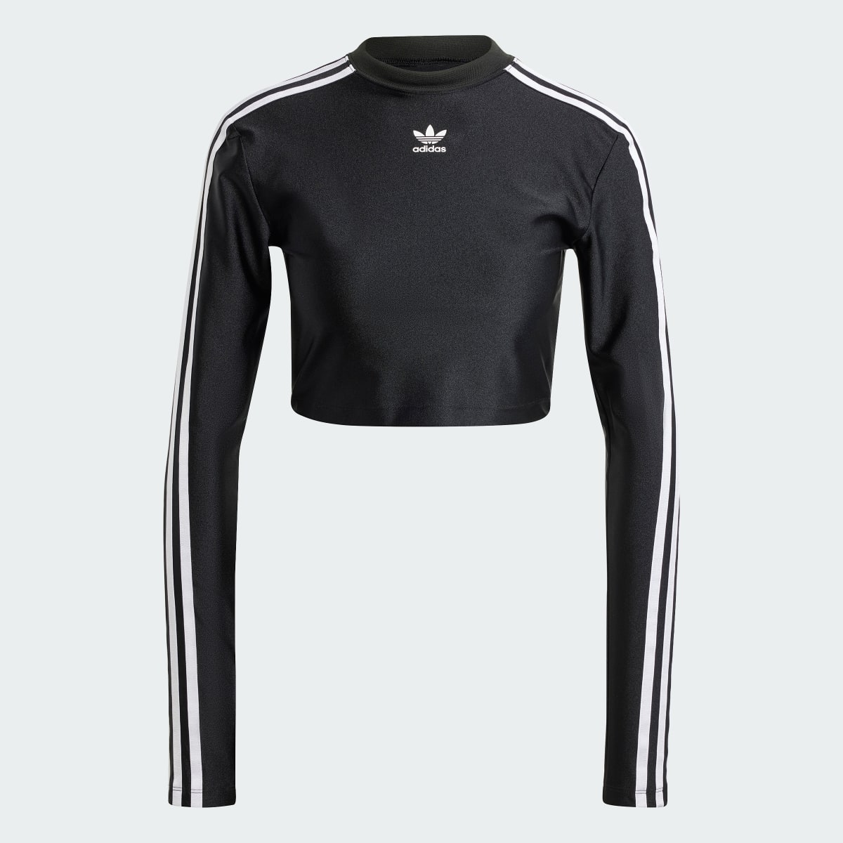 Adidas Maglia 3-Stripes Cropped Long Sleeve. 5