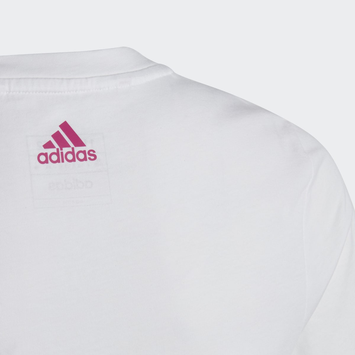 Adidas Playera Essentials Logo Linear Algodón Ajuste Ceñido. 4