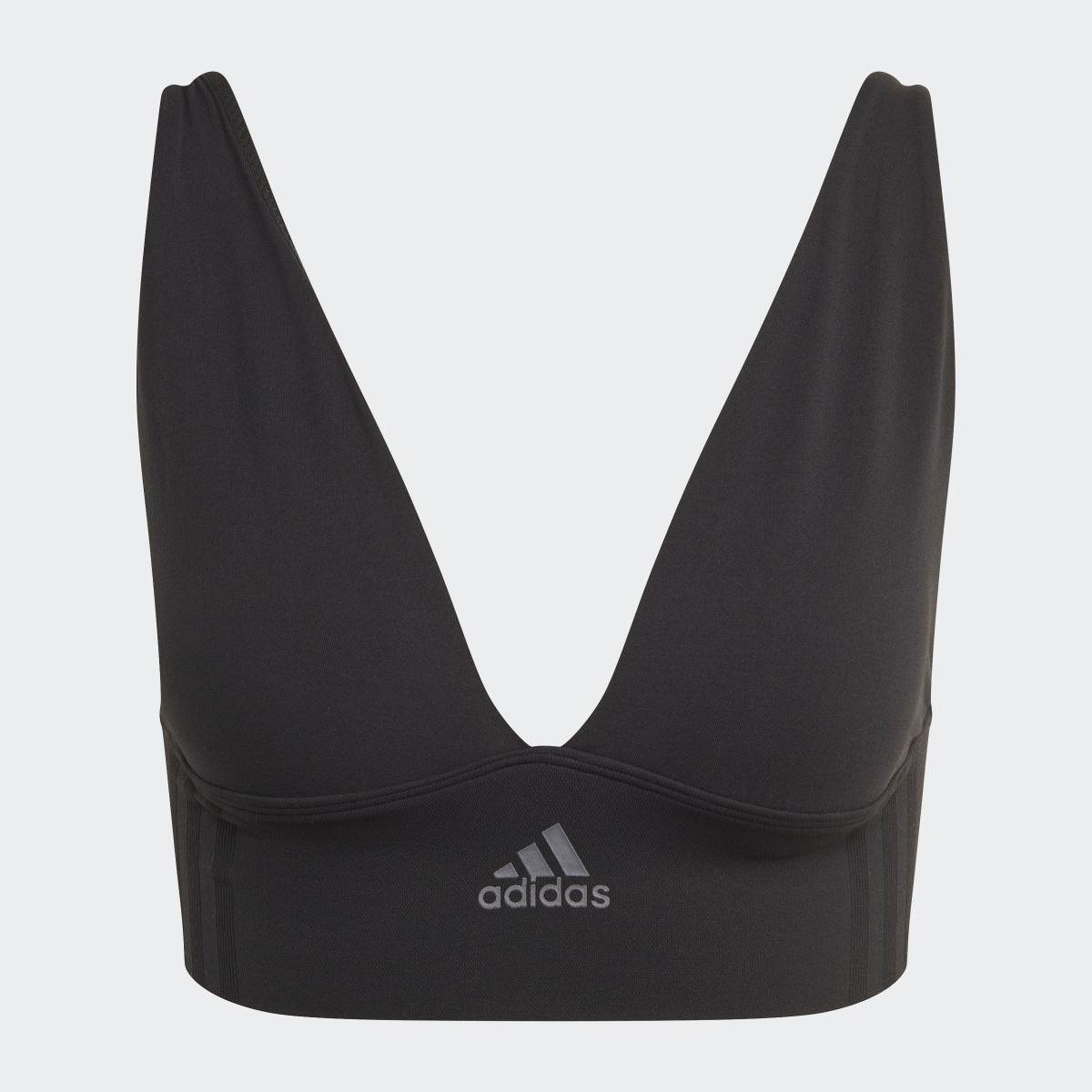 Adidas Active Seamless Micro Stretch Long Line Plunge Bra Underwear. 5
