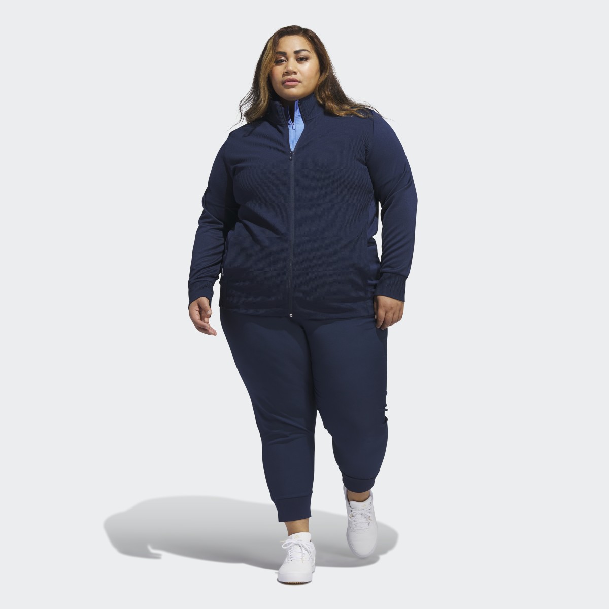 Adidas Textured Full-Zip Jacket (Plus Size). 6