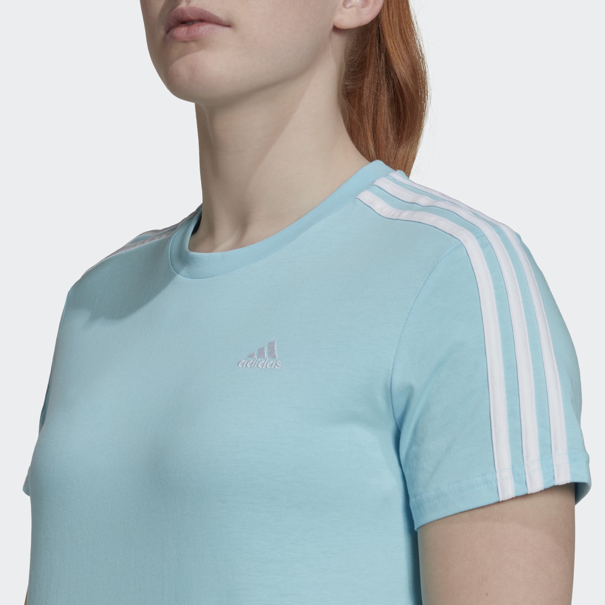 Adidas Essentials Loose 3-Stripes Kısa Üst. 6