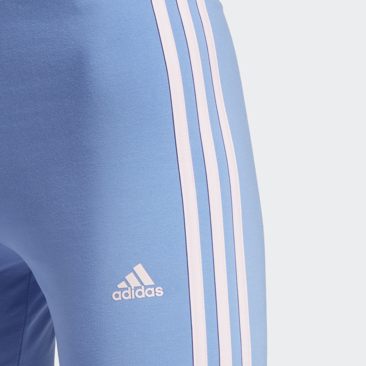 Adidas Essentials 3-Stripes High-Waisted Single Jersey Tayt. 5