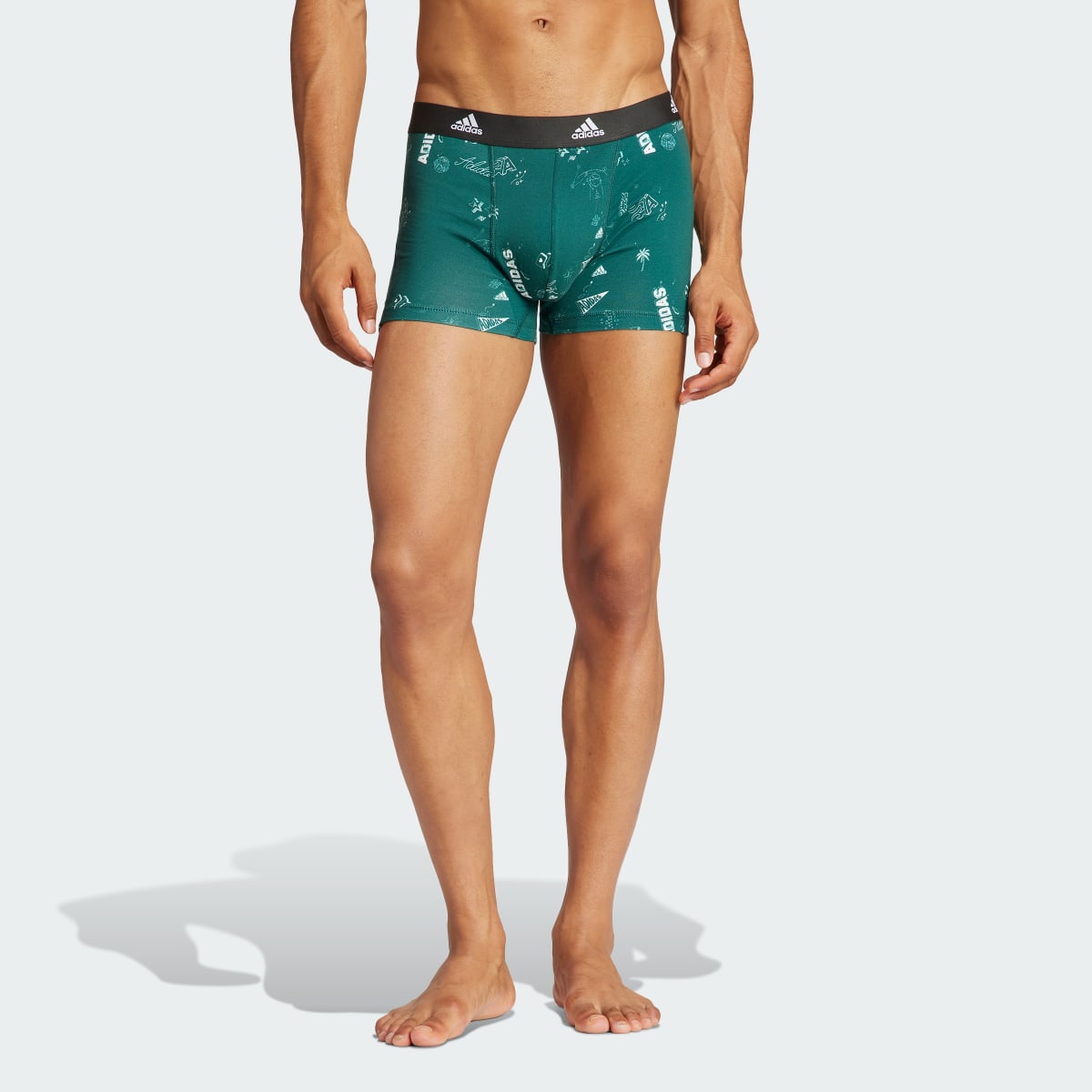 Adidas Active Flex Cotton Trunk Underwear 3 Pack. 4