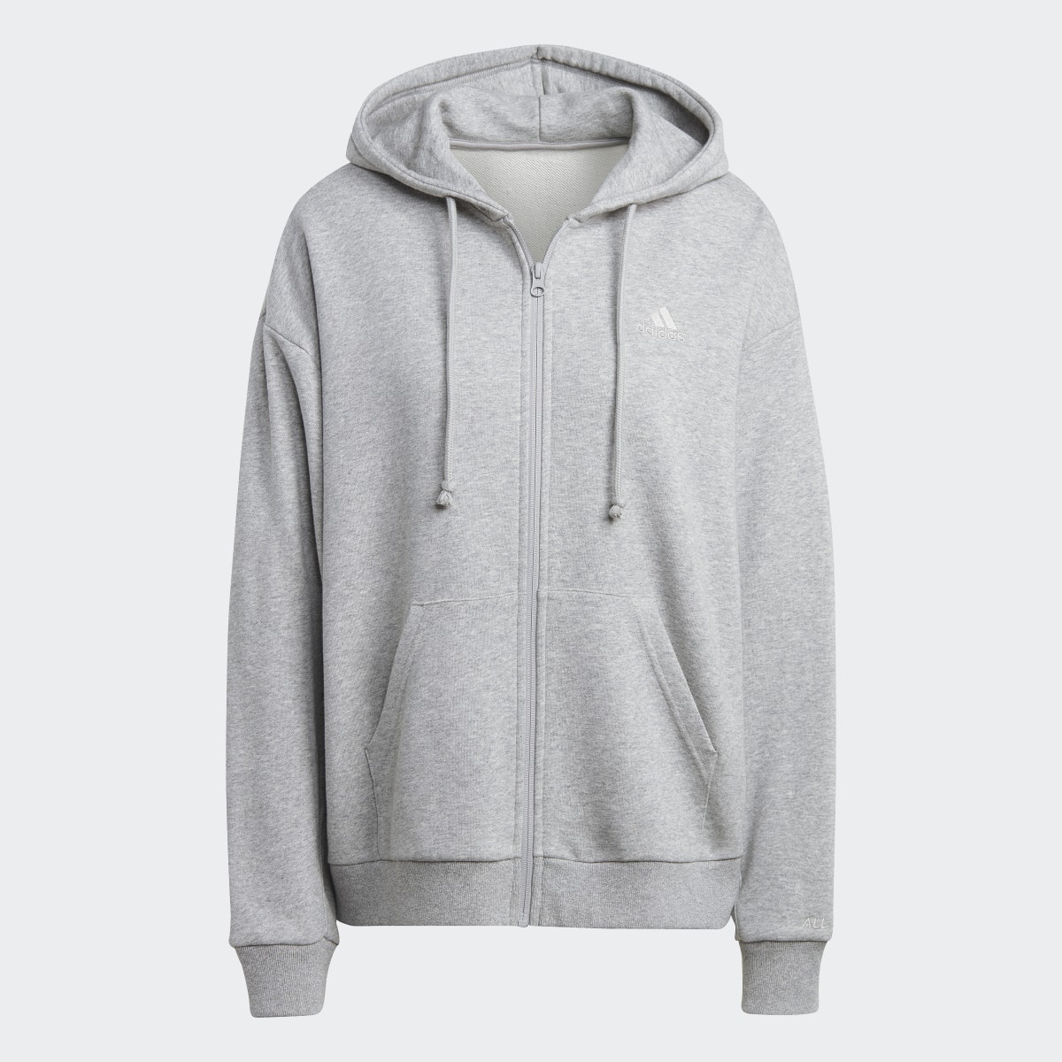 Adidas All SZN French Terry Oversized Full-Zip Hoodie. 5