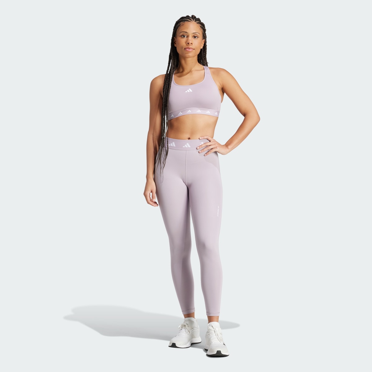 Adidas Reggiseno sportivo Powerreact Training Medium-Support Techfit. 7