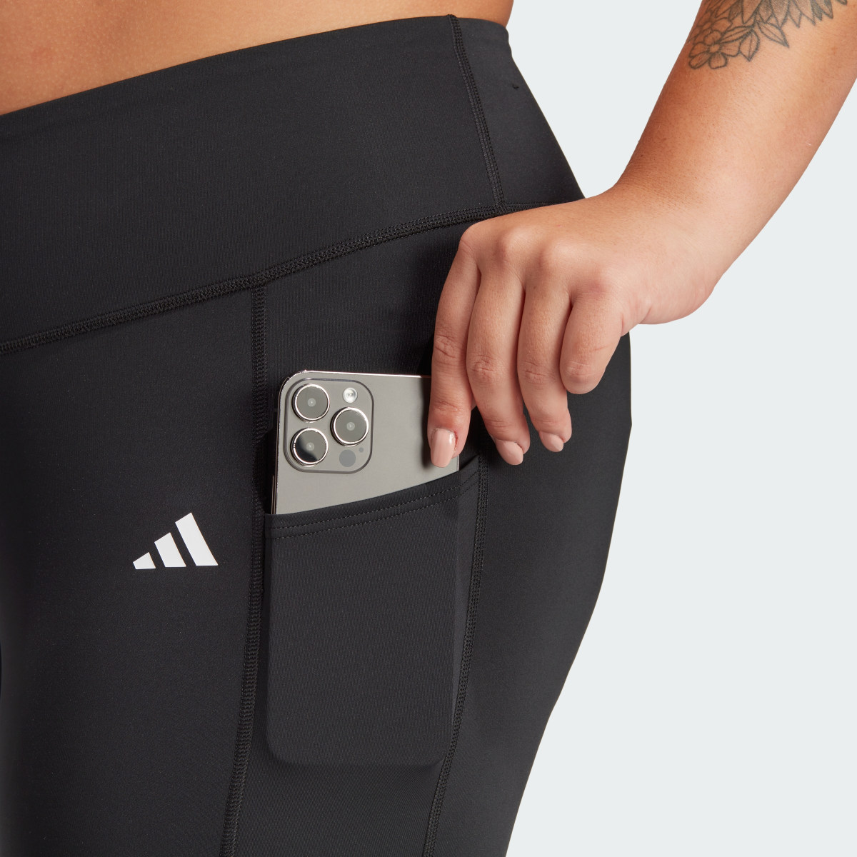 Adidas Optime Full-Length Leggings (Plus Size). 5