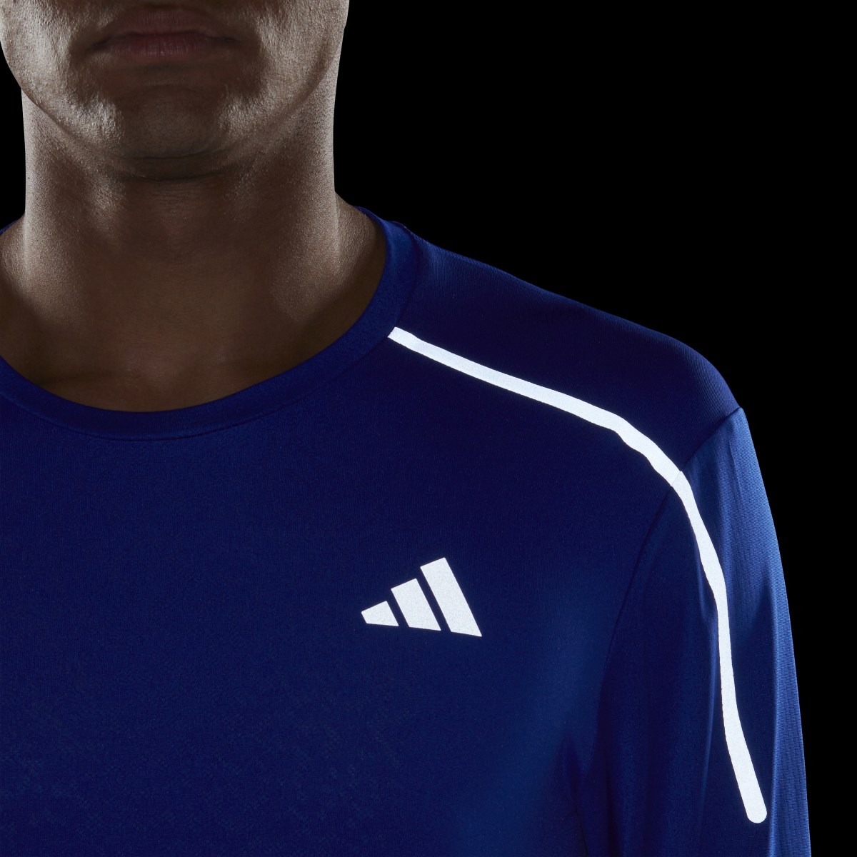 Adidas Fast Long Sleeve Engineered Running Tee. 7