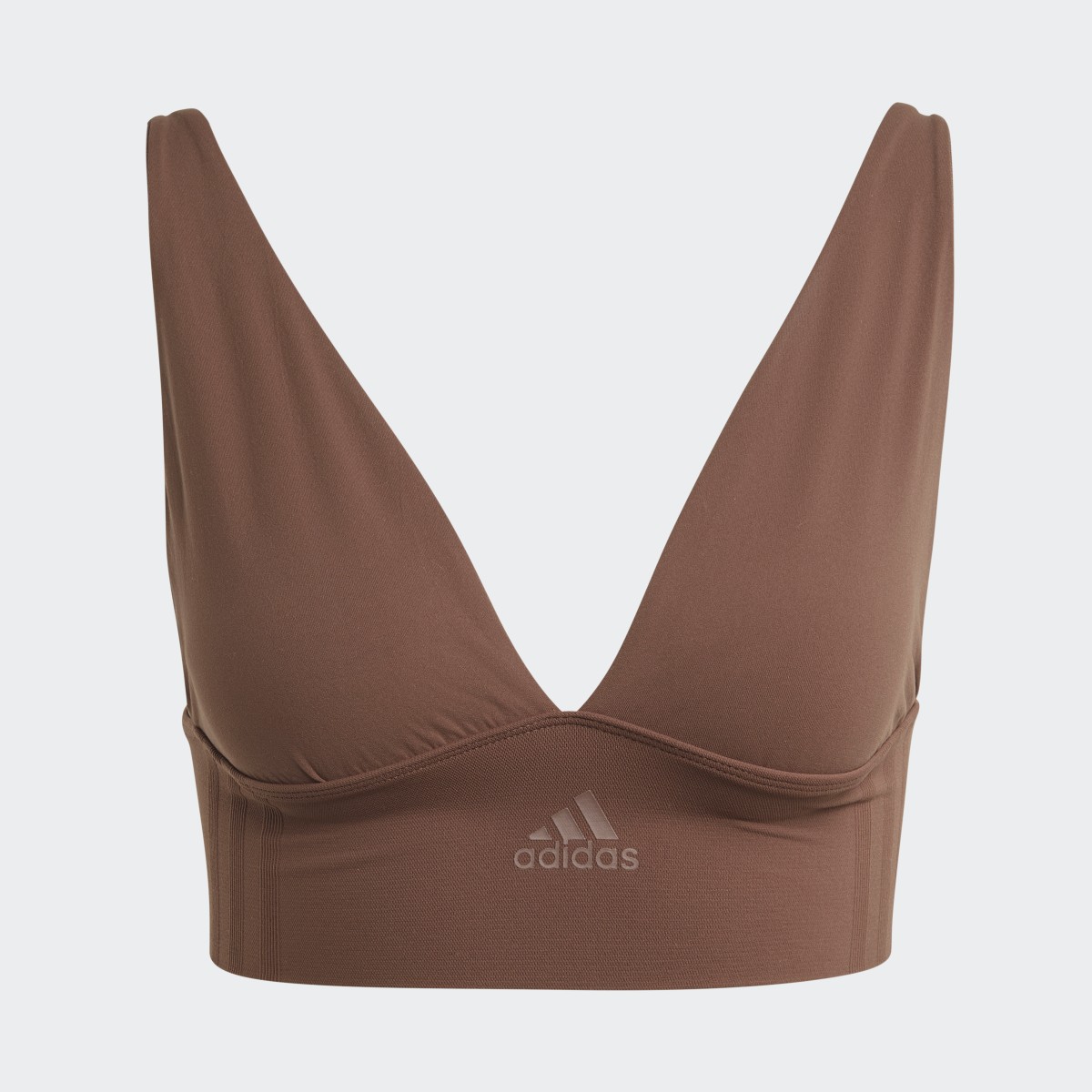 Adidas Active Seamless Micro Stretch Long Line Plunge Bra Underwear. 5