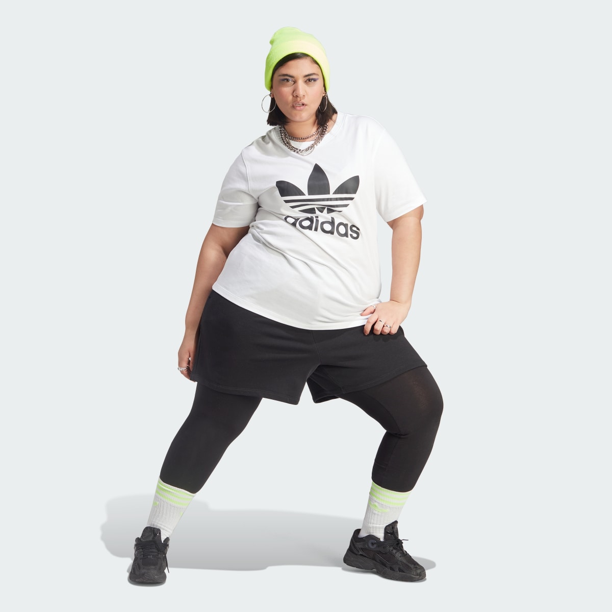 Adidas adicolor Classics Trefoil T-Shirt – Große Größen. 4