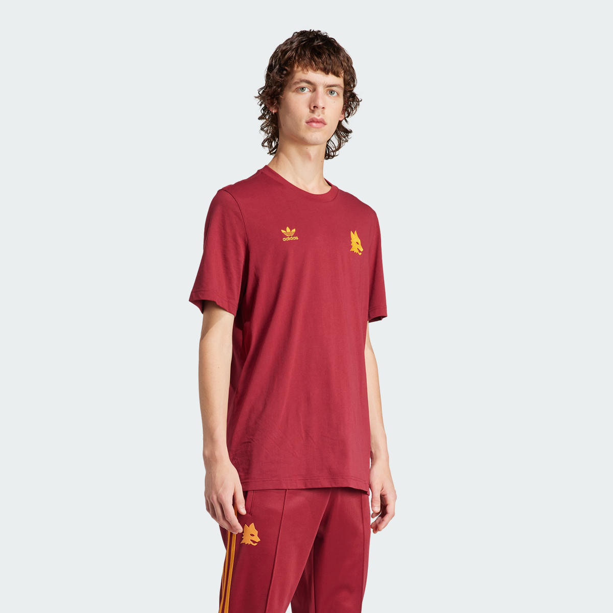 Adidas AS Roma Essentials Trefoil T-Shirt. 4