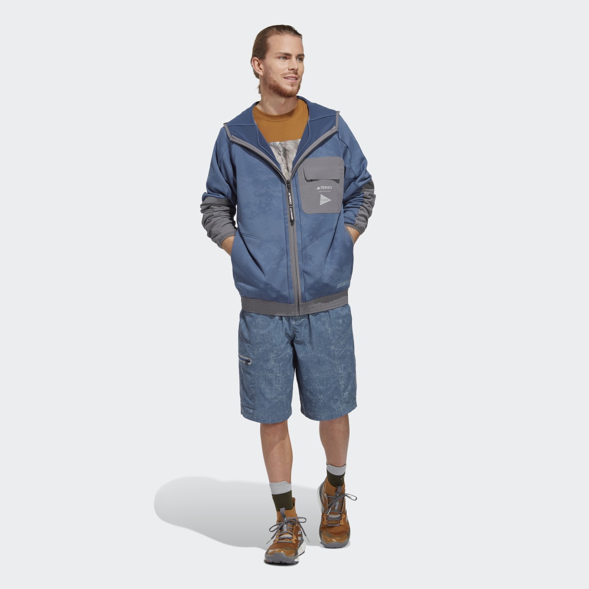 Adidas TERREX + and wander Fleecejacke. 6