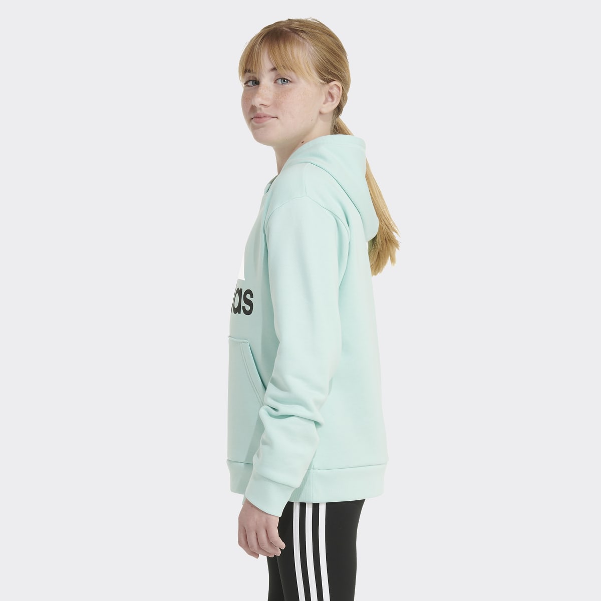 Adidas Long Sleeve Essential Sportswear Logo Pullover Hoodie. 5