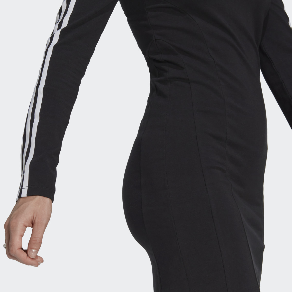 Adidas Centre Stage Cutout Long Sleeve Dress. 7