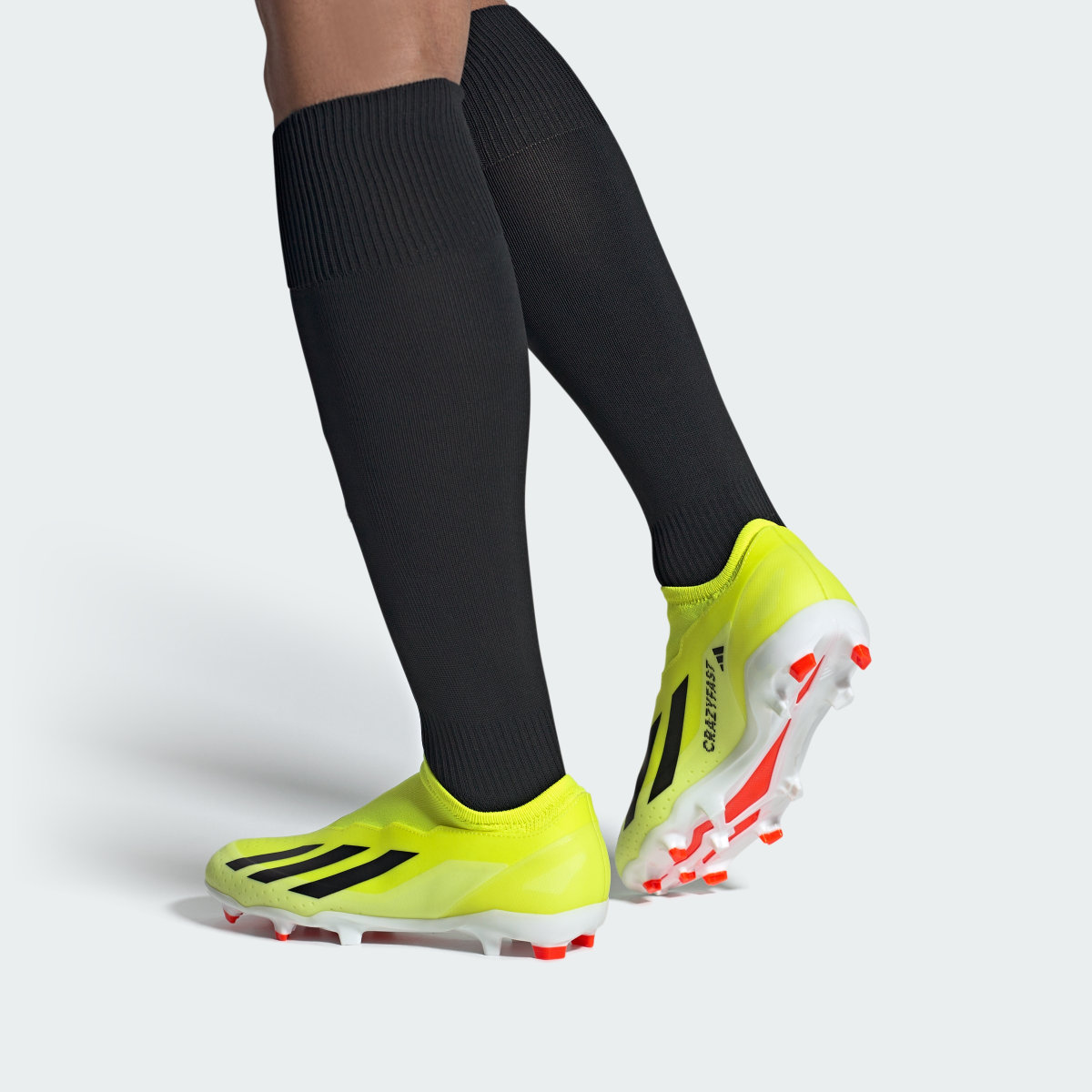 Adidas X Crazyfast League Laceless Firm Ground Boots. 5