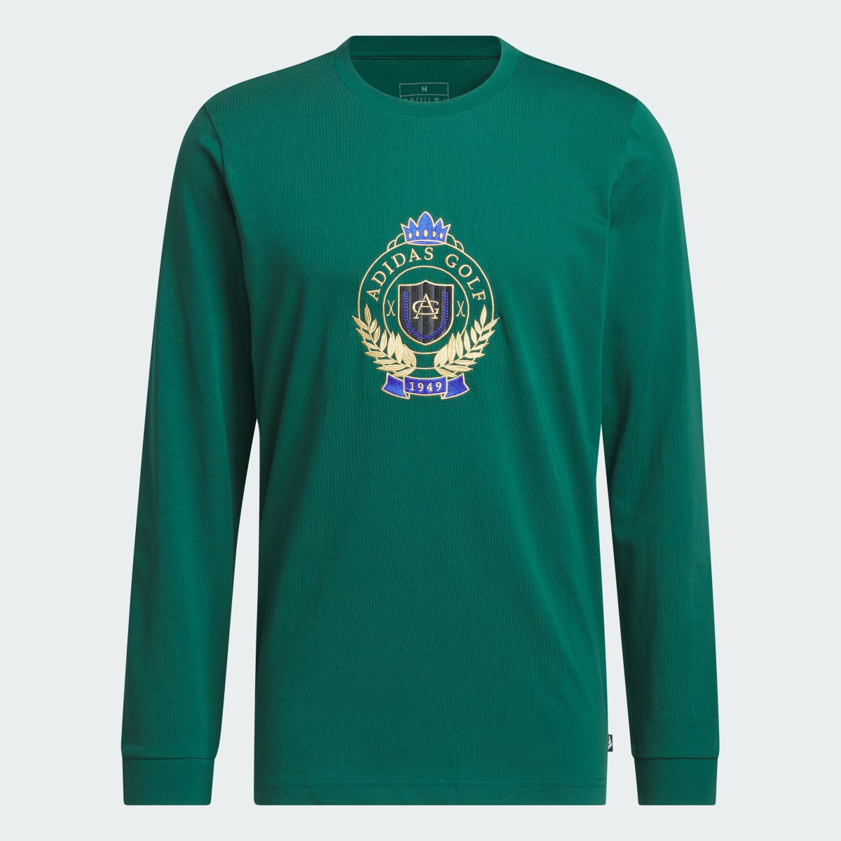 Adidas Go-To Crest Graphic Long Sleeve T-Shirt. 7