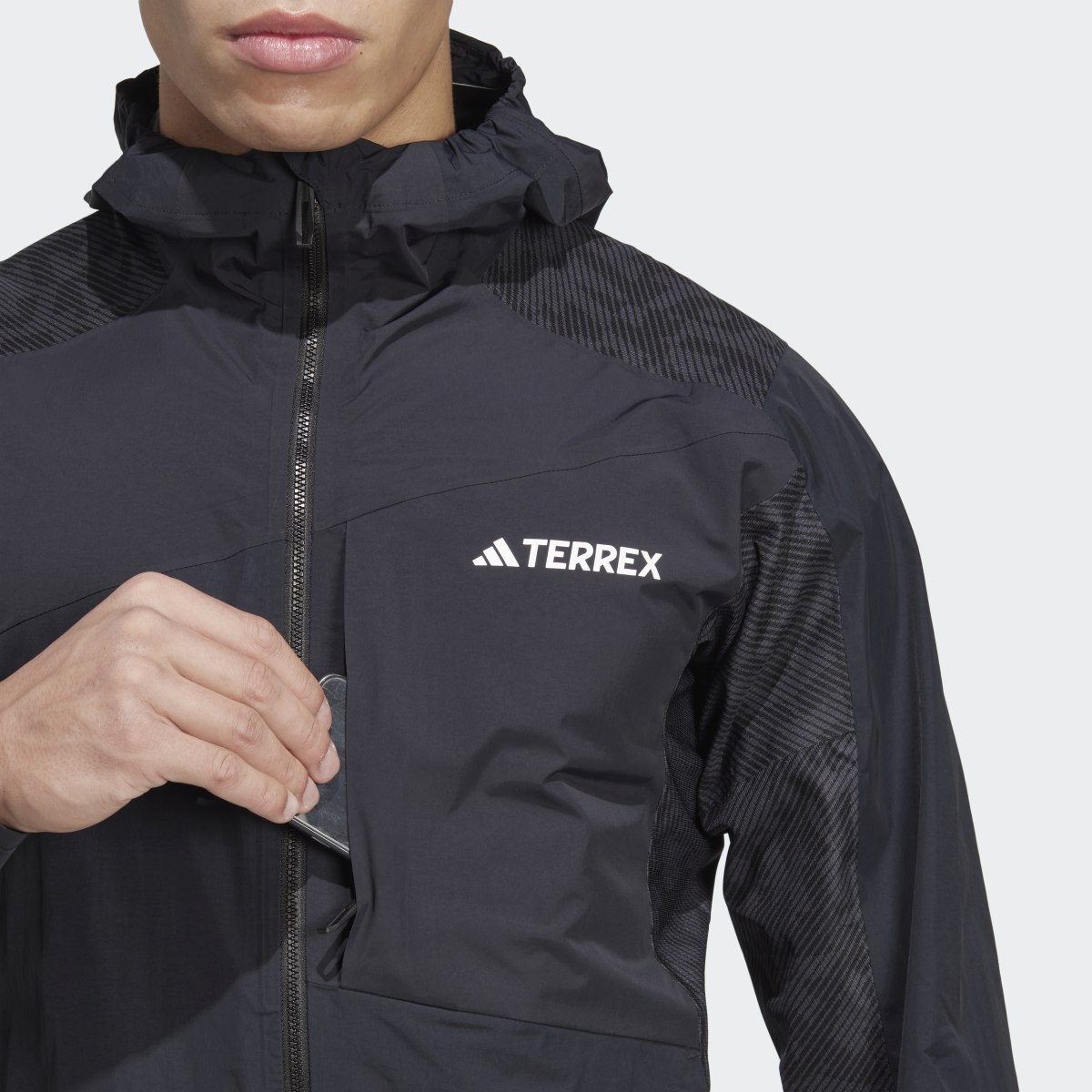 Adidas TERREX Xperior Hybrid Rain Jacket. 7